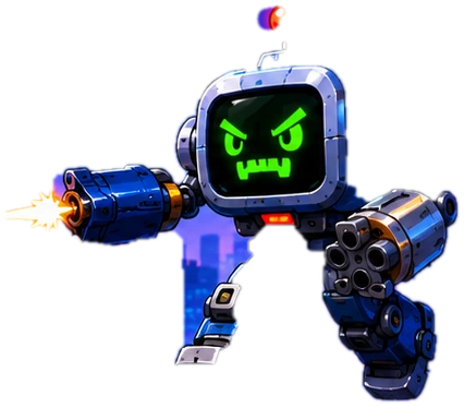 Original 2D Blocks robot boss